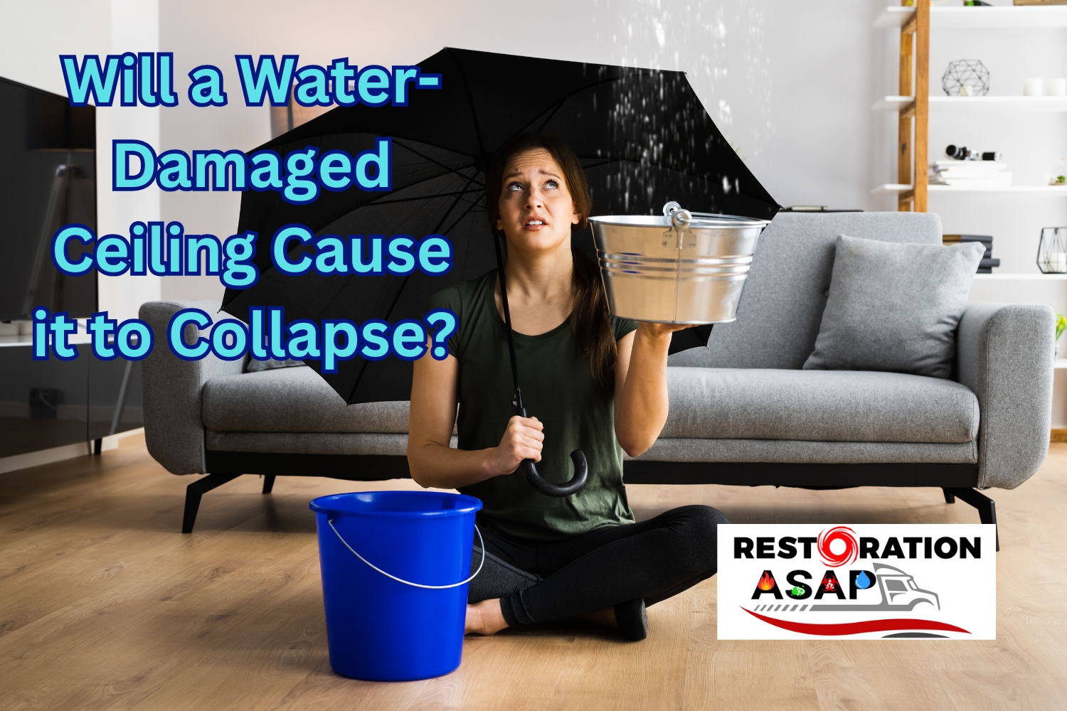 Restoration ASAP of Rhode Island Got Water Damage Will Water Damage Cause a Ceiling to Collapse